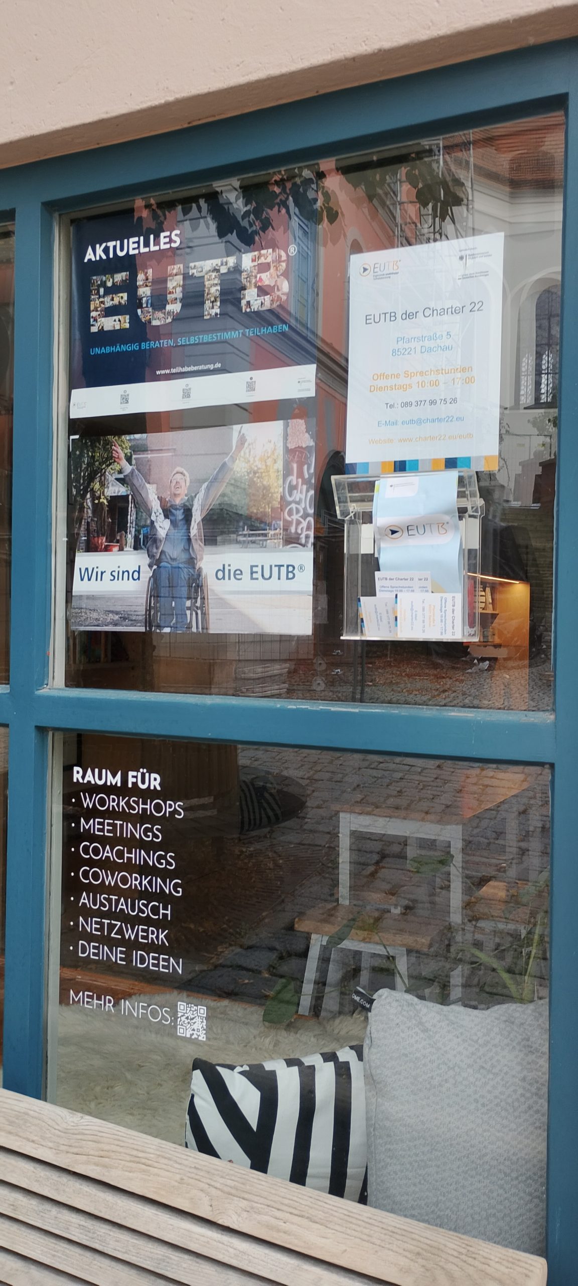 Unsere EUTB berät persönlich dienstags in Dachau